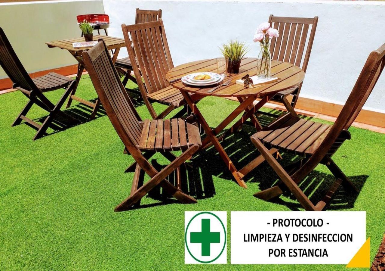 Large Apartment With Large And Sunny Terrace - Garden & Outdoor Gym , Alicante Center エクステリア 写真